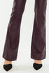 VEGAN LEATHER BOOTCUT PANT
